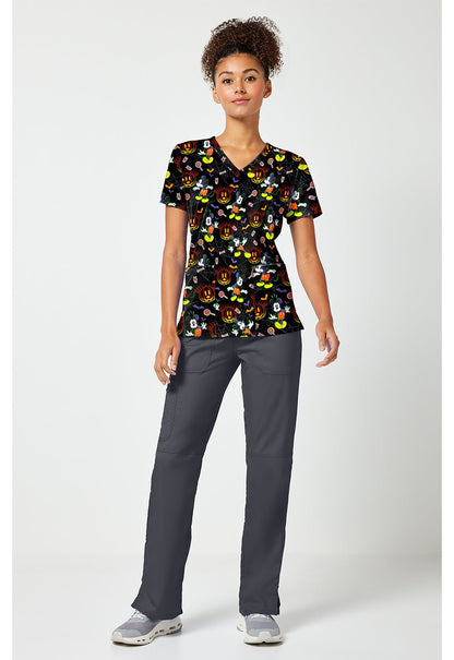 Mickey Mouse Tooniforms Licensed Disney Halloween V Neck Scrub Top TF796 MKXW - Scrubs Select