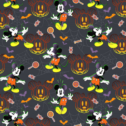 Mickey Mouse Tooniforms Licensed Disney Halloween V Neck Scrub Top TF796 MKXW - Scrubs Select