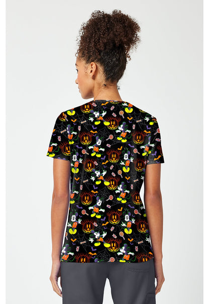 Mickey Mouse Tooniforms Licensed Disney Halloween V Neck Scrub Top TF796 MKXW - Scrubs Select