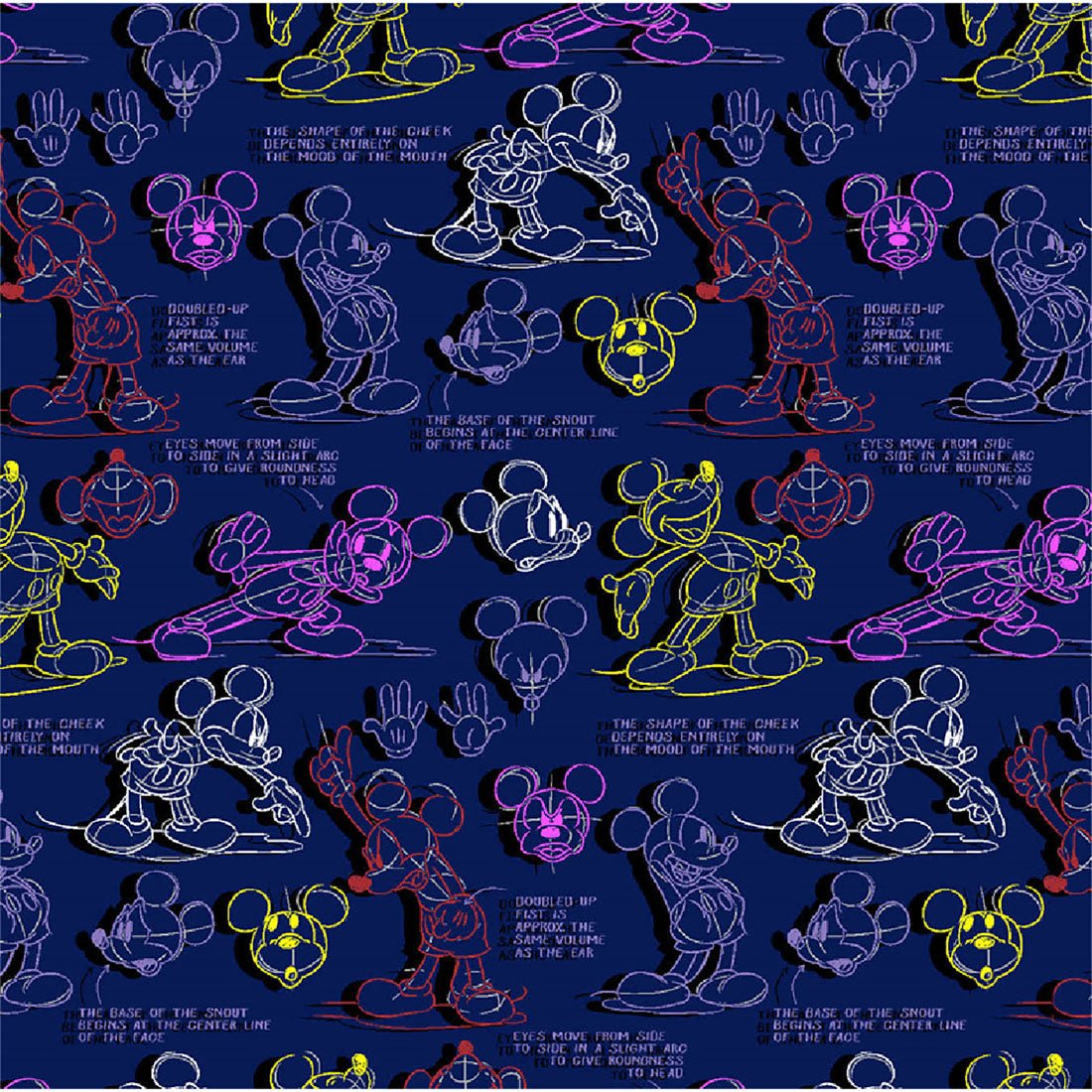 Mickey Mouse Tooniforms Licensed Disney V Neck Scrub Top TF797 MKXC - Scrubs Select