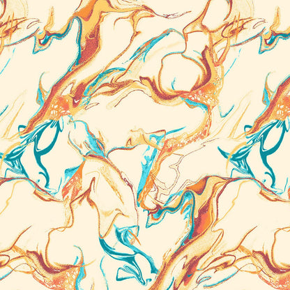 Mineral Swirl Dickies EDS Print V Neck Scrub Top DK881 MRSW - Scrubs Select