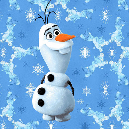 Olaf Tooniforms Licensed Frozen V Neck Scrub Top TF626 FZIB - Scrubs Select