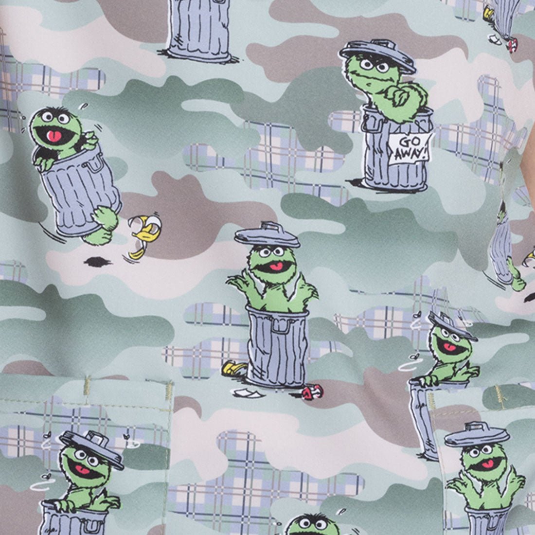 Oscar Tooniforms Sesame Street Unisex V Neck Scrub Top TF728 SWPG - Scrubs Select