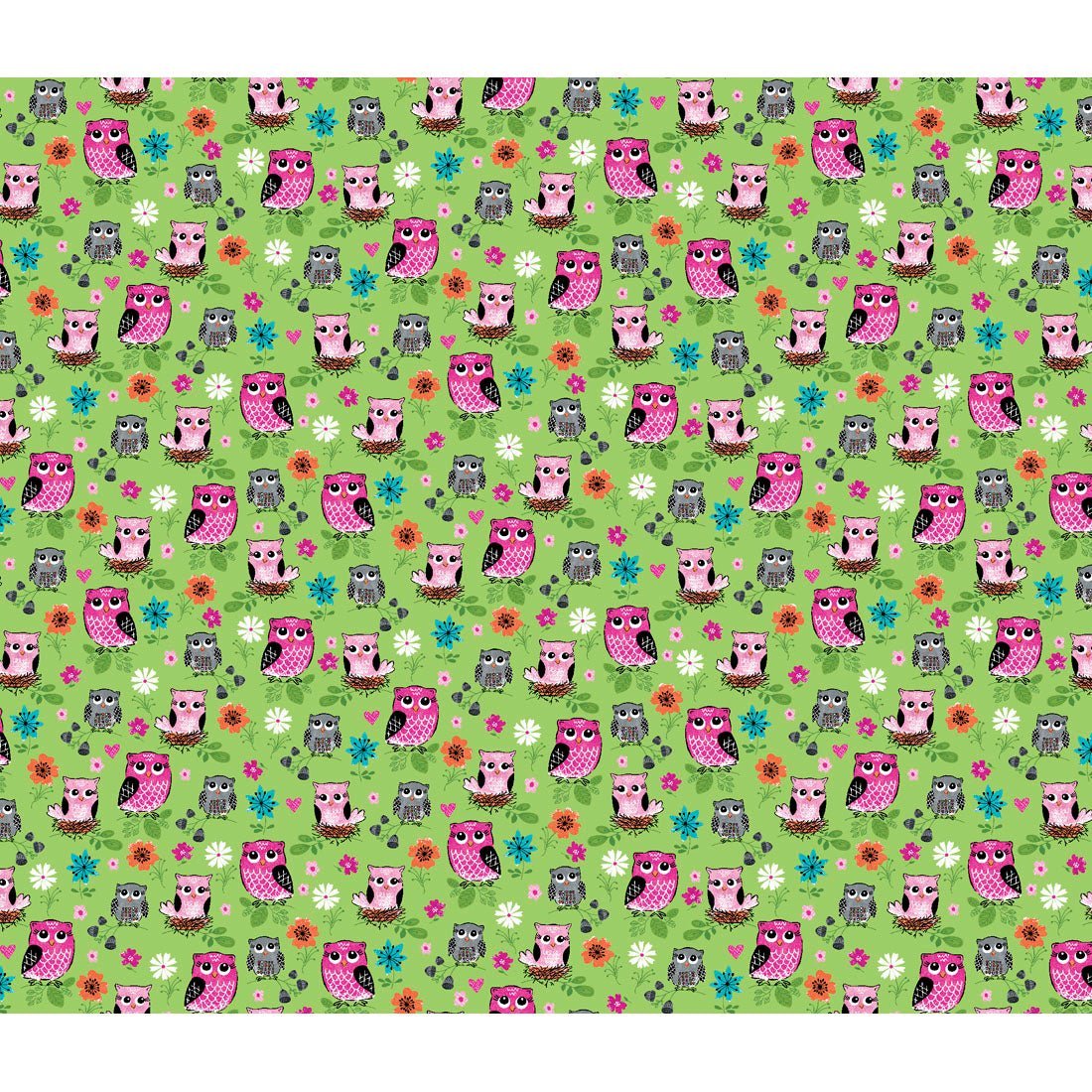 Owl Cherokee Print Mock Wrap Scrub Top CK614 FEAT - Scrubs Select