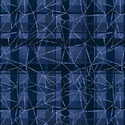 Plaid Dynamix Print Men's V Neck Scrub Top DK611 PDNV - Scrubs Select