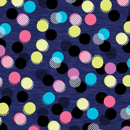 Polka Dot Cherokee Print V Neck Scrub Top CK671 GEOJ - Scrubs Select