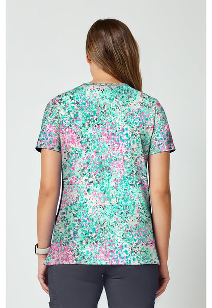 Pretty Rugged Cherokee Achieve V-Neck Scrub Top CK00010 PRTR - Scrubs Select