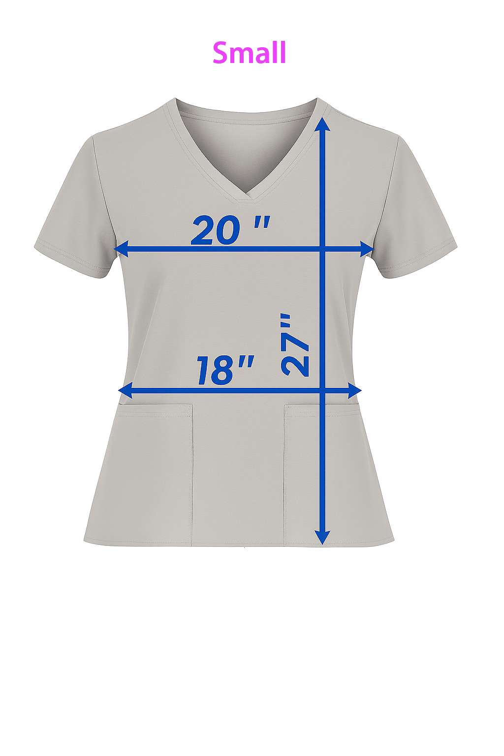 Ribbon Flower Medichic Print V Neck Scrub Top MC4512 - 62 - Scrubs Select