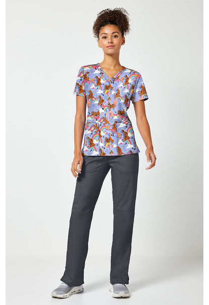 Scooby Doo Tooniforms Licensed V Neck Scrub Top TF796 SDGA - Scrubs Select