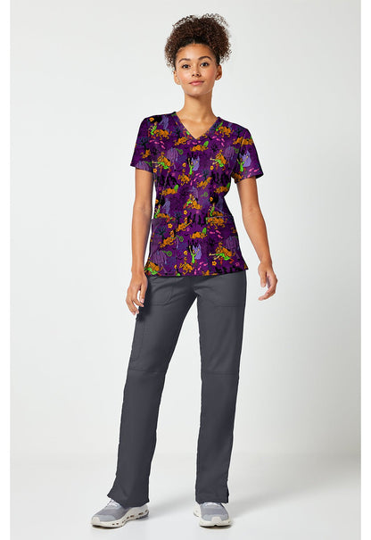 Scooby Doo Tooniforms Licensed V Neck Scrub Top TF796 SDHC - Scrubs Select