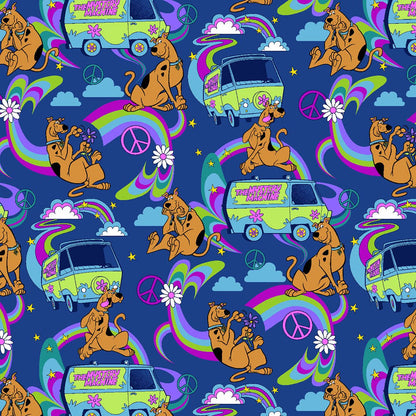 Scooby Doo Tooniforms Licensed V Neck Scrub Top TF796 SDMY - Scrubs Select