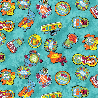Sesame Street Tooniforms Licensed V Neck Scrub Top TF797 SWDY - Scrubs Select