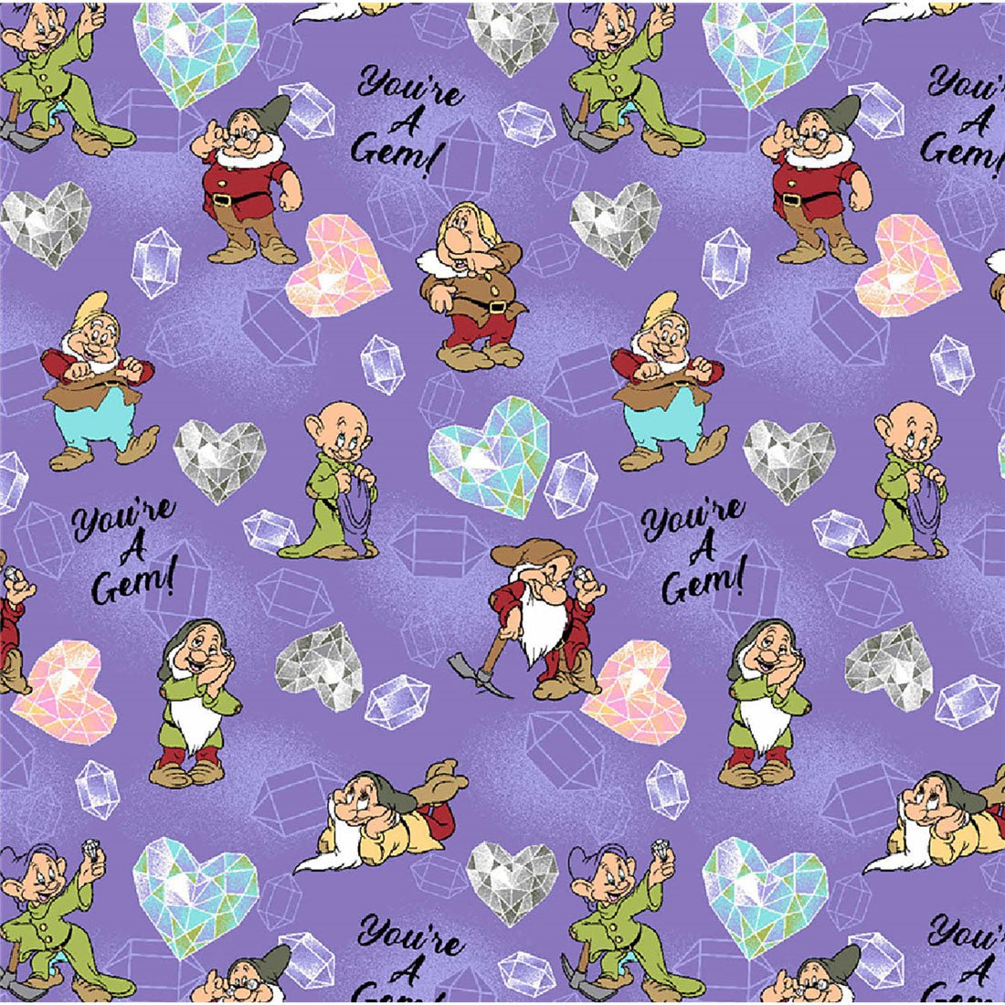 Seven Dwarves Tooniforms Licensed Disney Snow White V Neck Scrub Top TF796 GUYG - Scrubs Select