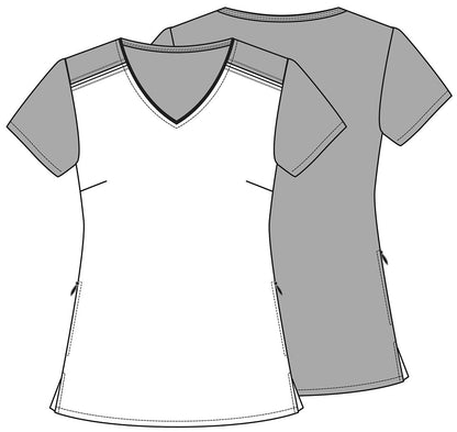 Sleeping Beauty Tooniforms Disney V Neck Scrub Top TF694 PRUR - Scrubs Select