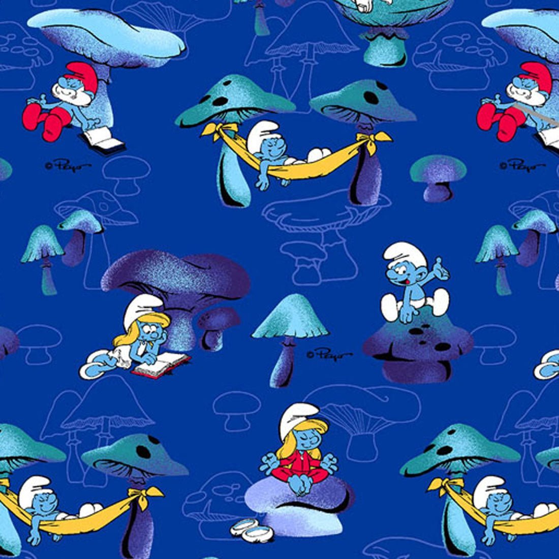 Smurfs Cherokee Tooniforms V Neck Scrub Top TF614 SMSM - 100