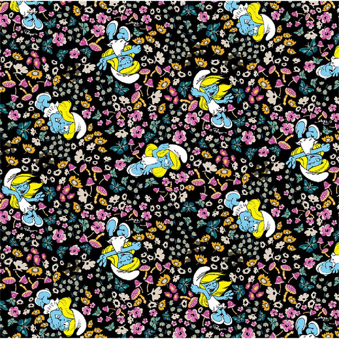 Smurfs Tooniforms Licensed V Neck Scrub Top TF796 SMGD - Scrubs Select