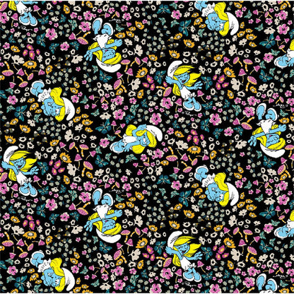 Smurfs Tooniforms Licensed V Neck Scrub Top TF796 SMGD - Scrubs Select