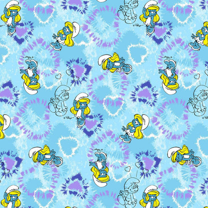 Smurfs Tooniforms Licensed V Neck Scrub Top TF797 SMSV - Scrubs Select