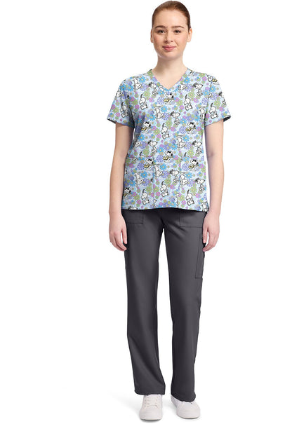 Snoopy Cherokee Licensed Peanuts V Neck Scrub Top TF796 PNYY - Scrubs Select