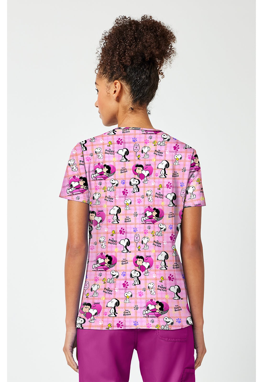 Snoopy Tooniforms Licensed Peanuts V Neck Scrub Top TF796 PNPE - Scrubs Select