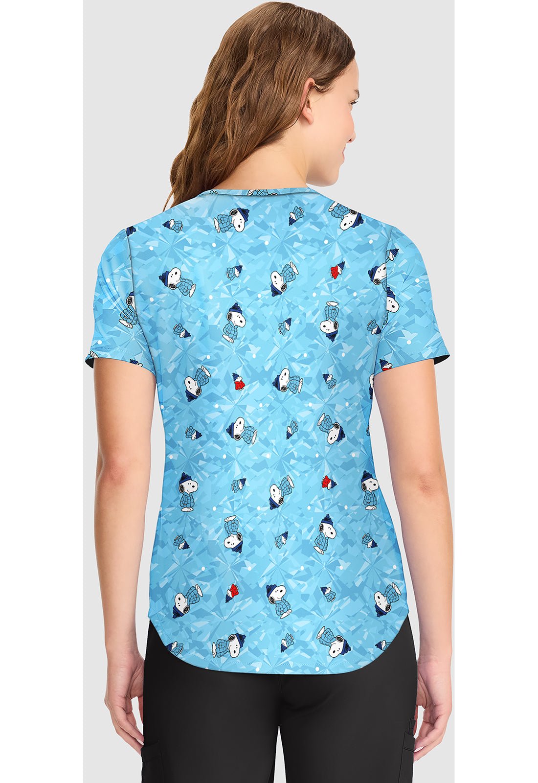 Snoopy Tooniforms Peanuts V Neck Scrub Top TF737 PNON - Scrubs Select