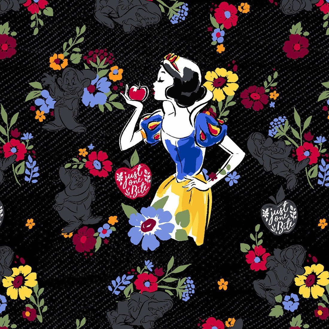 Snow White Tooniforms Disney V Neck Medical Scrub Top TF614 SNAP - Scrubs Select