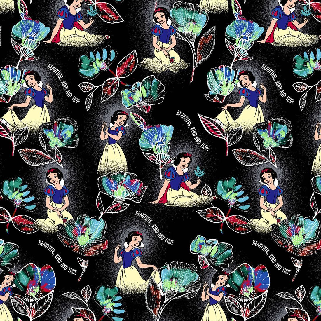 Snow White Tooniforms Licensed Disney V Neck Scrub Top TF737 PRKT - Scrubs Select