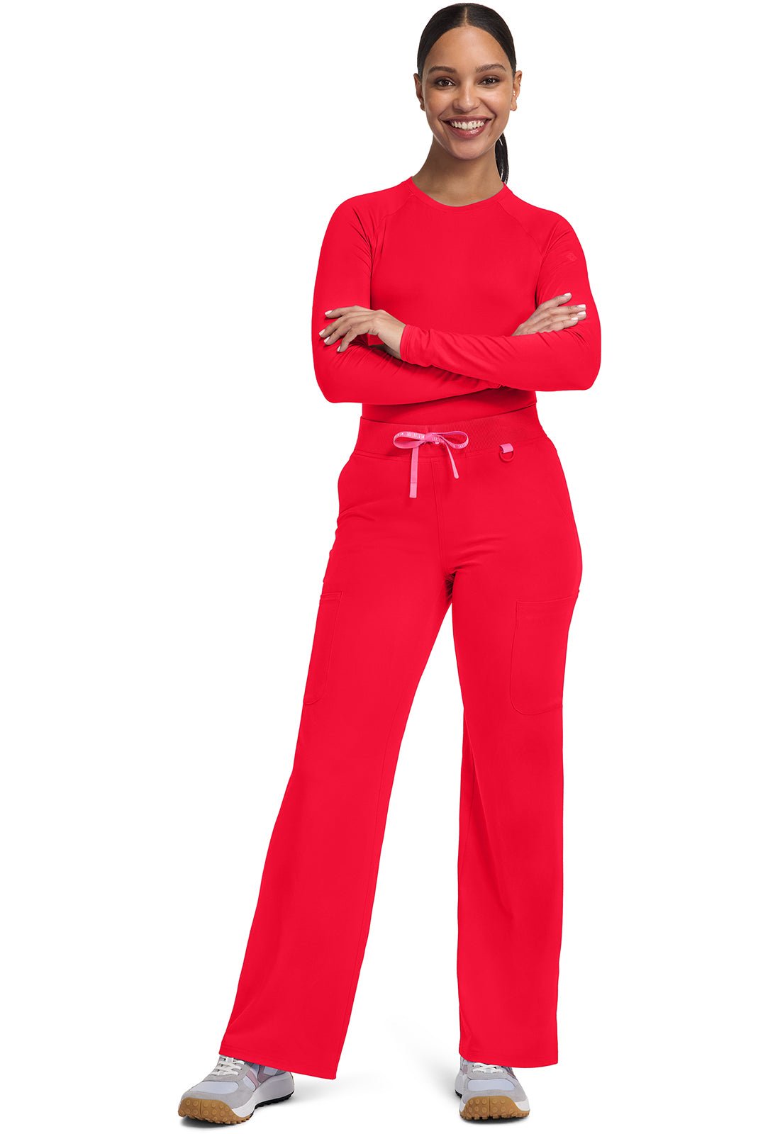 Solar Flare Med Couture AMP Scrubs Wide Leg Pull On Pant MC109 SAFR - Scrubs Select