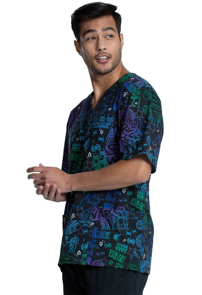Star Wars Tooniforms Unisex V - Neck Scrub Top TF606 SRLY - Scrubs Select