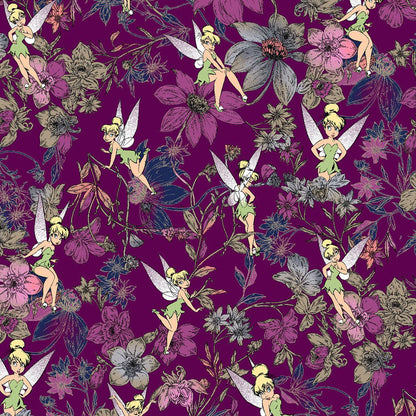 Tinker Bell Cherokee Tooniforms Disney Rounded V Neck Scrub Top TF786 TBMM - Scrubs Select