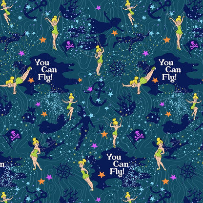 Tinker Bell Tooniforms Licensed Disney V Neck Scrub Top TF796 TBYM - Scrubs Select