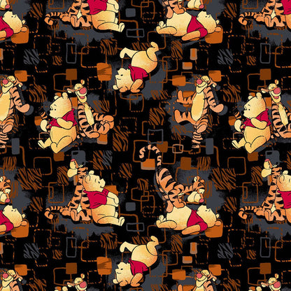 Tumble Around Cherokee Tooniforms Winnie The Pooh V Neck Scrub Top TF774 PHIO - Scrubs Select