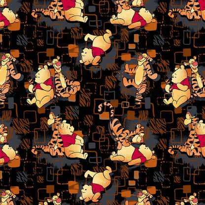 Tumble Around Cherokee Tooniforms Winnie The Pooh V Neck Scrub Top TF774 PHIO - Scrubs Select
