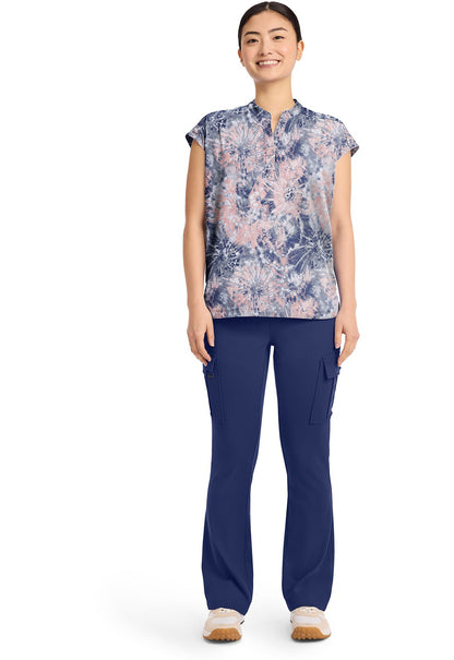 Twilight Tie Dye Healing Hands Journey Print Scrub V Neck Top HH912 TWTD - Scrubs Select