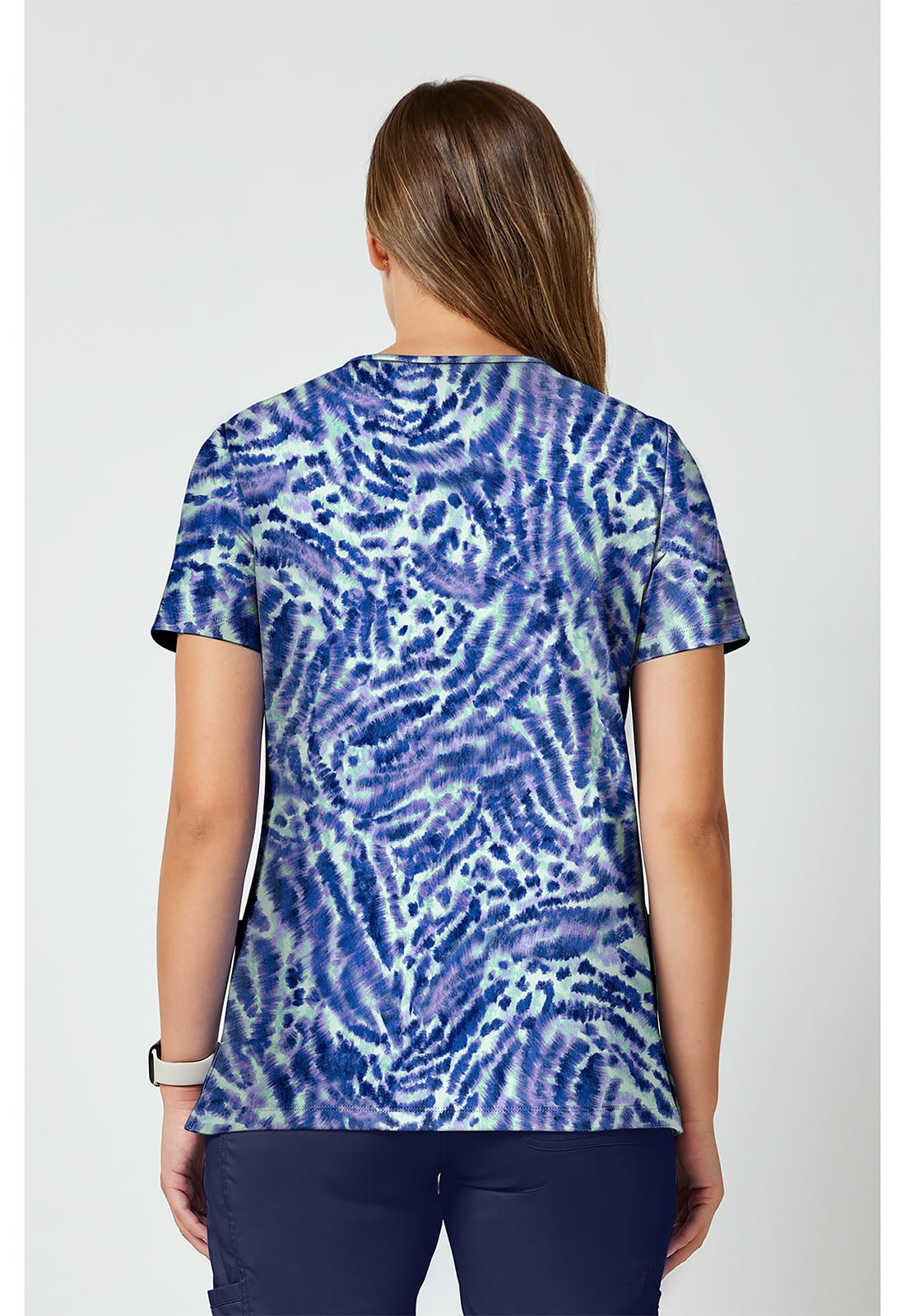 Twirled Tiger Cherokee Achieve V-Neck Scrub Top CK00010 TWTI - Scrubs Select