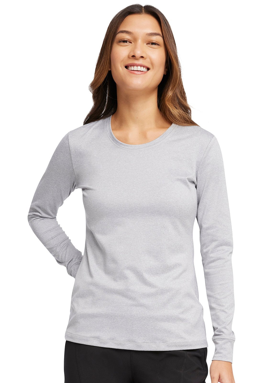 Underscrub Cherokee Infinity Knit Tee CK782 in Black, Grey, Navy, White - Scrubs Select