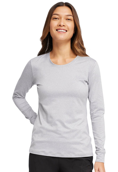 Underscrub Cherokee Infinity Knit Tee CK782 in Black, Grey, Navy, White - Scrubs Select
