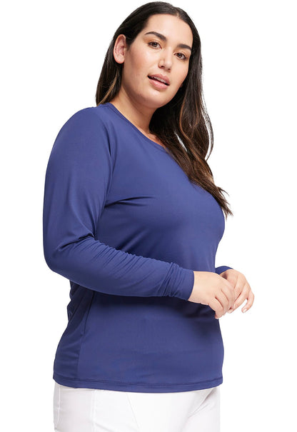 Underscrub Cherokee Infinity Knit Tee CK782 in Black, Grey, Navy, White - Scrubs Select