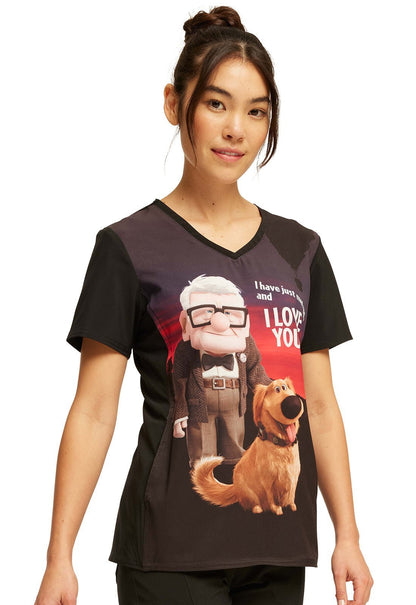 UP Tooniforms Licensed Disney V Neck Scrub Top TF627 UPDD - Scrubs Select