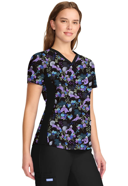 Ursula Tooniforms Disney Little Mermaid V Neck Top TF783 VIUE - Scrubs Select
