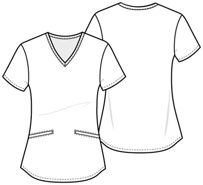 Ursula Tooniforms Disney Little Mermaid V Neck Top TF783 VIUE - Scrubs Select