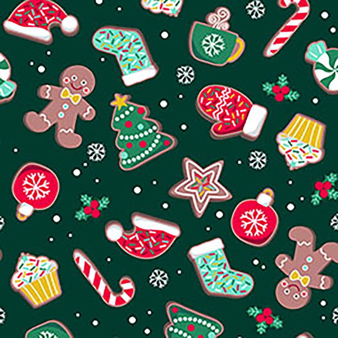 Waiting For Santa Cherokee Scrubs Christmas Print V Neck Top CK856 WFSA - Scrubs Select