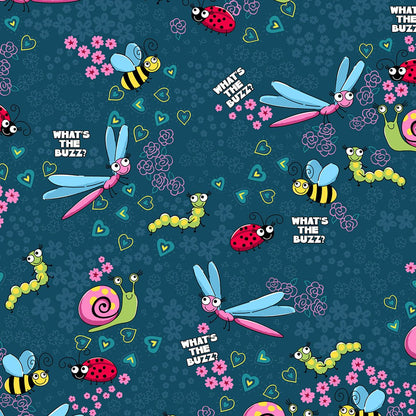 What's The Buzz Cherokee Print V Neck Scrub Top CK856 WTBZ - Scrubs Select