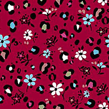 Wild Ditsy Cherokee Scrubs Floral Print V Neck Top CK856 WLDI - Scrubs Select