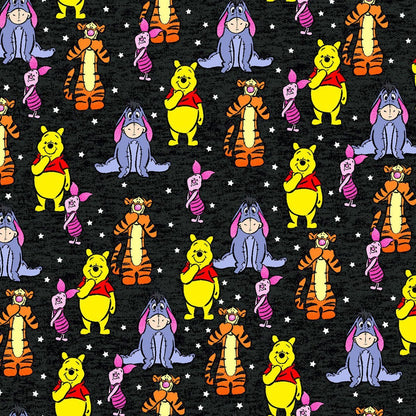 Winnie The Pooh Tooniforms Disney Licensed V Neck Scrub Top TF639 PHRR - Scrubs Select