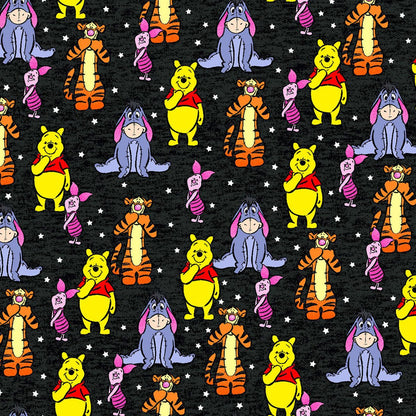 Winnie The Pooh Tooniforms Disney Licensed V Neck Scrub Top TF639 PHRR - Scrubs Select