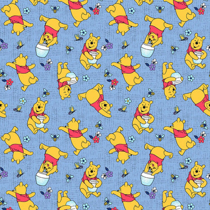 Winnie The Pooh Tooniforms Licensed Disney V Neck Scrub Top TF797 PHZI - Scrubs Select
