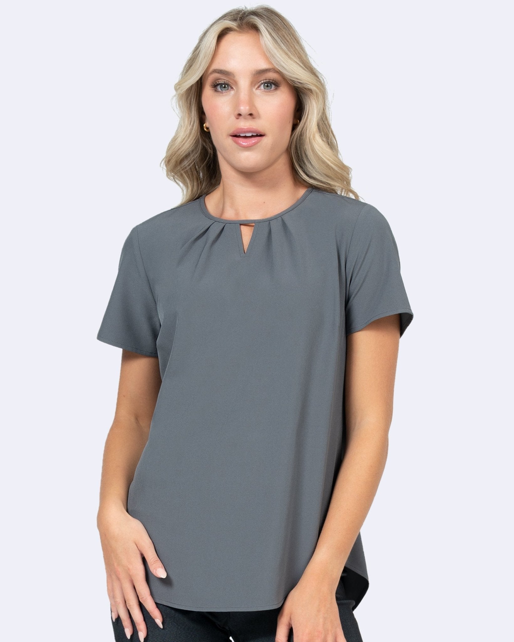 Zavate Key Hole Neck Scrub Top 1127 – Scrubs Select