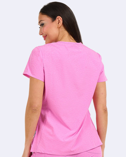 Zavate Scrubs Lynx Jacquard Top 1171 - Scrubs Select