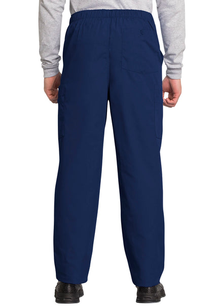 Men's Drawstring Cargo Scrub Pant 4000 Black, Galaxy, Navy, Pewter - Scrubs Select
